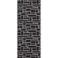 Коврик напольный двусторонний Swedy DAMA 60x120см, черно-белый
