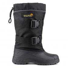 Легкие износостойкие сноубутсы - идеальный вариант для загородного отдыха, охоты и рыбалки.Верх сапог состоит из водостойкого полиэстера черного цвета.Сапог имеет вкладной чулок из шерстяного меха, который за счет внешнего фольгированного слоя создает эффект термоса и держит тепло внутри сапога.Верх крепится к галоше из ТЭП строчечным методом крепления.