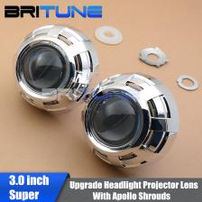 3,0-дюймовые суперметаллические биксеноновые линзы, комплект автомобильных фар H1 HID, светодиодная лампа H7 H4, фара, проектор, тюнинг, автомобильные аксессуары, модернизация