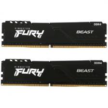 Оперативная память Kingston DDR4 32GB (2x16GB) 3600MHz FURY Beast Black (KF436C18BBK2/32)
