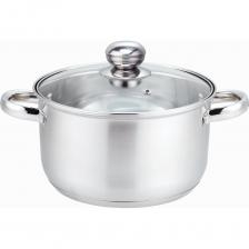 Кастрюля Appetite Адель объемом 4.8 литра изготовлена из нержавеющей стали, что обеспечивает долговечность и устойчивость к коррозии. Она подходит для использования на различных типах плит, включая газовые, индукционные и электрические, что делает ее универсальным решением для любой кухни. Кастрюля оснащена крышкой из нержавеющей стали и стекла с выпускным клапаном, что позволяет контролировать процесс приготовления. Ручки также выполнены из нержавеющей стали, обеспечивая надежный хват. Возможность мытья в посудомоечной машине упрощает уход за изделием. Толщина стенок составляет 0.4 мм, а дна - 1.6 мм, что способствует равномерному распределению тепла. Кастрюля не предназначена для использования в духовке и микроволновой печи, что следует учитывать при планировании приготовления.