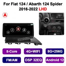 10,25 "Android 14 для Fiat 124/Asharth 124 Spider 2016-2022 8-ядерный 8 + 256 ГБ 1920*720 автомобильный мультимедийный плеер стереоприемник радио
