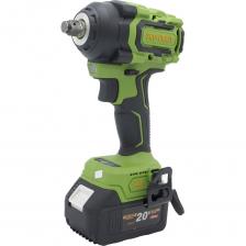 Аккумуляторный ударный гайковерт с патроном 1/2" и крутящим моментом 550 Нм станет практичным помощником для любой мастерской. Он оснащен современным мощным бесщеточным двигателем, который увеличивает интервал зарядки аккумулятора. Поставляется в комплекте с ремнем для переноски, без зарядного устройства и аккумулятора в картонной коробке.ВНИМАНИЕ! Поставляется без аккумулятора и зарядного устройстваРекомендуем приобрести фирменный аккумулятор артикул 33414258 (на 4А*ч) или 33414234 (на 2А*ч)