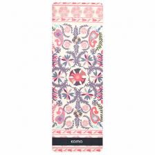 Коврик для йоги и фитнеса, 6 мм, TPE/микрофибра с орнаментом, Kama