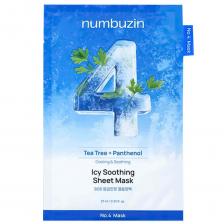 Охлаждающая тканевая маска с центеллой numbuzin No.4 Icy Soothing Sheet Mask