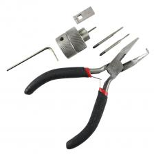 Для Honda Автомобильный замок зажигания, экстрактор, ремонтный набор инструментов, съемник колышков, коробка для снятия дюбеля замка зажигания, набор инструментов для ремонта