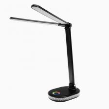 Ultraflash UF-807 C02 черный (Led св-к настольный, 10Вт, ССТ, диммируемый, RGB подсветка), цена за 1 шт.