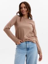 Лонгслив женский MINAKU: Basic line, цвет тауп, размер 46