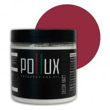 Декоративная краска Pollux Decor Matt - это водно акриловые краски Premium качества российского производства. Предназначена для покраски мебели, радиаторов, а также декоративных элементов из полиуретана, гипса, МДФ, ДСП. Подходит как для первичной окраски поверхности, так и для ремонта и реставрации ранее окрашенных поверхностей. Образует износостойкое покрытие. Благодаря хорошему растеканию легко наносить, ложится ровным слоем. Не требует нанесения дополнительных грунтов. Не содержит растворителей, без запаха, быстросохнущая. Для использования декоративной краски Pollux не требуется специальных малярных навыков.   Ввиду цветопередачи различных устройств, цвет может незначительно отличаться от заявленного на фото! Инструкция по применению: Перед применением тщательно перемешать!!! Подготовка поверхности: Окрашиваемая поверхность должна быть чистой, сухой, обезжиренной, без пыли и загрязнений. Если поверхность ранее окрашена, необходимо удалить отслоившееся старое покрытие, зашкурить твердые, глянцевые поверхности до матовости. Окраска: Нанести 1 слой краски, дождаться полного высыхания - 30 минут. Далее нанести еще 1-2 слоя, с промежуточной сушкой, в зависимости от желаемого результата. Способ нанесения: кисть, валик, распыление.  Для распыления необходимо разбавить водой на 10%. Очистка инструмента: Промыть теплой водой сразу после использования, без применения растворителей.