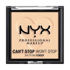 Пудра для лица NYX Professional Makeup NYX PROFESSIONAL MAKEUP Компактная матирующая пудра Can't Stop Won't Stop