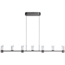 Подвесной светильник Odeon Light Defance 7143/45L черный gun powder/акрил/металл IP20 LED 40W 2470Лм 3000K 180° 220V