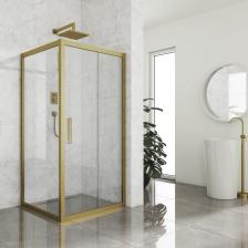 Душевое ограждение квадратное трехсегментное производства фабрики GuteWetter.Душевое ограждение очень качественное и экономичное решение для любой ванны. Регулируемый профиль обеспечивает быстрый монтаж и хорошую герметичность.Внимание! Душевое ограждение в бесцветном и матовом стекле является универсальным и может быть смонтировано как в левый, так и в правый угол, сторона открывания двери при этом не меняется.