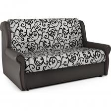 Диван аккордеон Аккорд М 140 это современное и функциональное решение для вашей гостиной. Диван имеет размеры 170 см в ширину, 110 см в глубину и 95 см в высоту. Спальное место составляет 194 х 140 см, а высота сиденья - 50 см. Каркас дивана выполнен из массива дерева, ЛДСП и ДВП, что гарантирует прочность и долговечность конструкции. Наполнитель из многослойного ППУ обеспечивает мягкость и комфорт при использовании. Диван оснащен механизмом трансформации "аккордеон", который позволяет быстро и легко превратить его в удобное спальное место. Максимальная нагрузка на диван составляет свыше 150 кг. Обивка выполнена из текстиля и искусственной кожи, что придает дивану классический и современный стиль. Подлокотники мягкие, что делает использование дивана еще более комфортным. Диван оснащен бельевым ящиком, что позволяет хранить постельное белье и другие вещи. Диван кровать Аккорд М прекрасно сочетается с классическим и современным интерьерами, а также стилем лофт. Производитель предоставляет гарантию на диван в течение 18 месяцев и обещает срок службы в 10 лет.