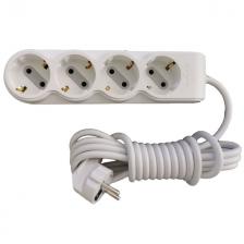 удлинитель OVIVO 4 гнезда с/з 5 метров белый