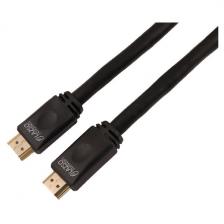 Кабель аудио-видео Noname LAZSO WH-111 HDMI (m)/HDMI (m) 35м. позолоч.конт. черный (WH-111(35M))