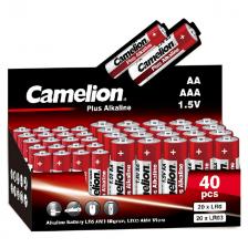батарейка CAMELION Plus Alkaline АА/ААА 1.5В 40 шт.