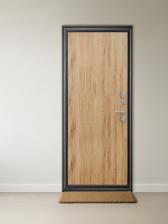 Входная дверь в квартиру «Берлога. Сибирь 3К Термо Рустик», 970x2050 мм, правая, цвет антик медь/рустик соломенный