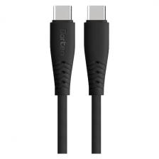 Кабель Dorten USB-C 60W/3A PD Soft-Touch Series 1.2м Black