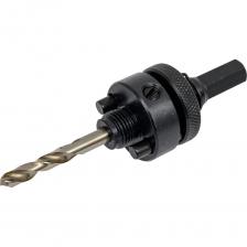 Державка для коронки Хвостовик MPS HEX 11,0 мм (7/16") с центрирующим сверлом для коронки 32-210 мм, 5505