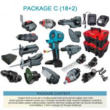 Набор бесщёточных инструментов combiubiu для аккумулятора Makita 18 В