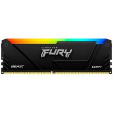 Оперативная память Kingston DDR4 32Gb 3200MHz Fury Beast RGB (KF432C16BB2A/32)