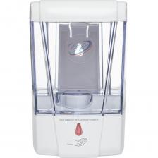 Бесконтактный автоматический дозатор для жидкого мыла NV-S700 используется для локальной обработки рук. Настенный сенсорный диспенсер для жидкого мыла с типом распыления спрей, обеспечивает высокую защиту рук. Применяется в любых общественных местах,в офисе, в столовой и др. Корпус изготовлен из ударопрочного ABS-пластика. Бесконтактный диспенсер для жидкого мыла работает от четырех батареек типа С или от сетевого адаптера 6V, 1A (в комплект не входят). Рекомендуется применять жидкое мыло. Густое мыло и антисептик на спиртовой основе для данного диспенсера не подходят!