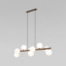 Люстра Подвесной светильник TK Lighting со стеклянными плафонами 10273 Estera Wood белый a068339