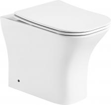 Унитаз приставной Cerutti SPA Vettore CT7841 с сиденьем микролифт, белый