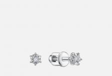 Серьги золотые Бриллиант 2 шт VESNA JEWELRY