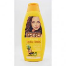FOREA Шампунь для волос женский с фруктами Forea Shampoo Fruits & Vitamins 500