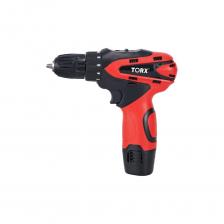 Аккумуляторная дрель-шуруповерт CD-12 TORX 9310212 представляет собой надежное и удобное устройство для бытового использования. Она оснащена щеточным двигателем и аккумулятором типа Li-Ion с напряжением 12 В и емкостью 1.5 А*ч, что обеспечивает стабильную работу и длительное время автономной работы. Быстрозажимной патрон позволяет быстро менять оснастку, а наличие реверса и двух скоростей вращения шпинделя (0-350/0-1350 об/мин) делает инструмент универсальным для различных задач. Подсветка рабочей зоны обеспечивает удобство работы в условиях недостаточного освещения, а тормоз двигателя повышает безопасность использования.