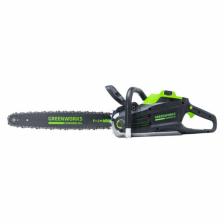 Пила цепная аккумуляторная GREENWORKS GD82CS51K5, АКБ на 5 Ач и ЗУ, 82 В, 3/8", 62 зв.