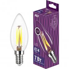 Светодиодная лампа REV Filament С37 E14 7W, 4000K 32487 4
