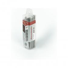 Сверло по металлу RENNBOHR COBALT PROM, HSS-Co, Р6М5К5. Сверла спиральные с цилиндрическим хвостовиком изготовлены из высококачественной быстрорежущей стали P6M5K5/HSS-CO с 5% содержанием кобальта, методом врезного шлифования из цельных, окончательно обработанных заготовок. Класс точности сверления отверстий повышенный — A1. Угол заточки вершины сверла 135°, наличие подточки перемычки на вершине сверла (Split Point), не требуют предварительного накернивания. Сверла из легированной стали с содержанием кобальта при длительном нагреве не меняют своих характеристик. Имеют крайне высокий срок службы. Применяются для сверления отверстий в нержавеющих сталях, жаропрочных и жаростойких сталях, легированных, высокопрочных конструкционных сталях на универсальном оборудовании, специальных станках с ЧПУ и автоматических линиях. Возможно сверление отверстия глубиной более 4 диаметров без вывода сверла для удаления стружки. Внимание, изображение товара может отличаться от реального! Верные параметры указаны в технических характеристиках товара.