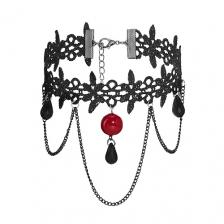 Колье NOTHING BUT LOVE Чокер в готическом стиле "Полюс притяжения"