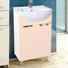 Тумба с раковиной Bellezza Альфа 55 бежевая