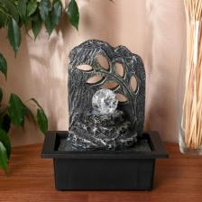 Фонтан настольный «Юст», 23x17.5x27 см, с подсветкой