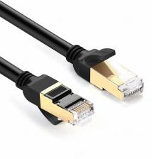 Кабель UGREEN NW107 (11277) Cat 7 F/FTP Lan Cable 1,5м черный 11277_
