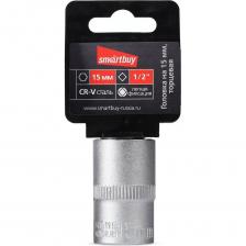 Головка торцевая шестигранная Smartbuy SBT-SW предназначена для монтажа/демонтажа резьбовых соединений. Головка изготовлена из качественной хром-ванадиевой стали, с последующей термообработкой и двойным хромоникелевым покрытием. Термообработка и качественное покрытие повышают устойчивость к износу и ржавлению, что позволяет использовать инструмент с приложением интенсивных нагрузок. Головка не предназначена для работы с ударными гайковертами.