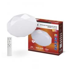 Светильник светодиодный COMFORT DIAMOND 55Вт 230В 3000-6500K 4400Лм 350x90мм с пультом ДУ IN HOME, цена за 1 шт.