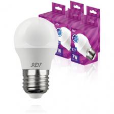 Лампа сд шар G45 7 Вт, Е27, 4000K, 560 Лм, REV упаковка 5 шт. 32343 3up5