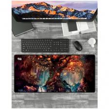 Игровой коврик 800 х 400 мм RSQ Gaming XL "Tree", прошитые края, нескользящая основа