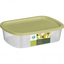 Прямоугольный контейнер Green Life от IDILAND IDILAND предлагает прямоугольный контейнер Green Life объемом 0,5 л, который станет удобным решением для хранения и перевозки различных продуктов. Этот контейнер идеально подходит для использования в повседневной жизни благодаря своему функциональному дизайну и безопасным материалам. Преимущества контейнера Green Life: - Противоскользящий рисунок: Специальный рисунок на дне и крышке контейнера обеспечивает надежное сцепление, предотвращая скольжение и обеспечивая стабильность при использовании. - Безопасные материалы: Контейнер изготовлен из безопасного пищевого полипропилена и не содержит бисфенол А, что делает его идеальным для хранения продуктов без риска для здоровья. - Универсальность: Контейнер подходит для хранения, замораживания и разогревания продуктов в микроволновой печи, что делает его многофункциональным помощником на кухне. - Идеален в качестве ланчбокса: Благодаря своему объему и удобной форме, контейнер отлично подходит для использования в качестве ланчбокса, позволяя удобно брать с собой еду на работу или в учебу. Прямоугольный контейнер Green Life от IDILAND — это практичное и стильное решение для хранения и транспортировки продуктов, которое обеспечит удобство и безопасность в вашем повседневном рационе.