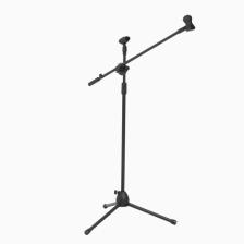 Микрофонная стойка Music Life напольная, под два микрофона, h=150 см, d микрофона 2.5 см