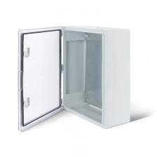 Корпус пластиковый ЩМПп с прозрачной дверцей и монтажной панелью 400х300х220мм, АБС, УХЛ1, IP65 REXANT, цена за 1 шт