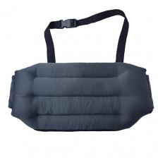 Подушка на сиденье SMART TEXTILE Автомобильная подушка для сидения под поясницу "Дальнобойщик-Люкс" с лузгой гречихи