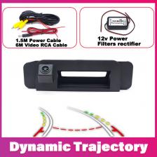 Проводная беспроводная динамическая траекториальная ручка багажника, автомобильная камера заднего вида для Mercedes C Class W205 2018 350e W203 CLA 2014 W117 c117