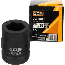 Ударная глубокая головка 1" (29 мм) — профессиональный инструмент, предназначенный для работы с ударными гайковертами. Благодаря прочной конструкции и увеличенной глубине она позволяет легко и быстро затягивать и откручивать крепежные элементы, включая длинные шпильки и болты.Оптимизирована для работы в условиях высоких нагрузок — выдерживает интенсивное использование с пневматическим и электрическим инструментом, не деформируется и сохраняет точность.ПреимуществаГлубокая конструкция Удобна для работы с длинными шпильками и болтами в труднодоступных местах.Прочный материал Cr-Mo Хромомолибденовая сталь обеспечивает долговечность, устойчивость к износу и надежность при высоких нагрузках.6-гранный профиль Обеспечивает надежный контакт с крепежом и позволяет работать с шестигранными элементамиВысокая нагрузочная стойкость Выдерживает работу с ударными гайковертами, не деформируется при интенсивной эксплуатации.Профессиональное применение Идеальна для автосервисов, шиномонтажа, промышленного монтажа и ремонтных работ, где требуется высокая надежность и точность.