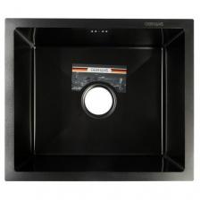 Врезная кухонная мойка 50х43см, Gerhans RK35043В, матовое графит