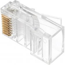 Коннектор RJ-45 категории 5e (Cat5e) предназначен для подключения кабелей к сетевому оборудованию и соединения устройств между собой. Cat5e обеспечивает скорость передачи данных до 1 Гбит/с на частоте до 100 МГц.